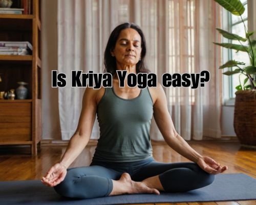 an adult taking kriya yoga easy