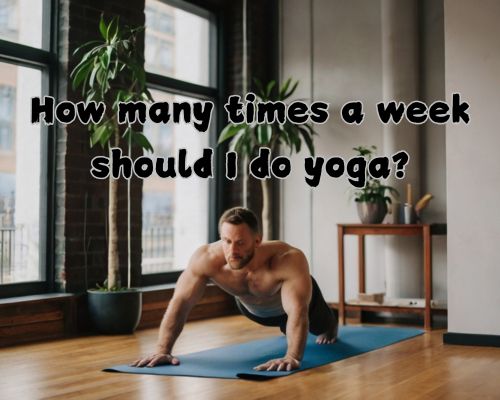 a physically fit man doing yoga frequently