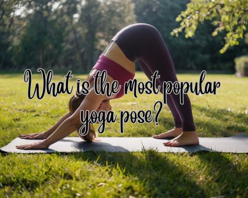 a woman doing the Downward-Facing Dog yoga pose