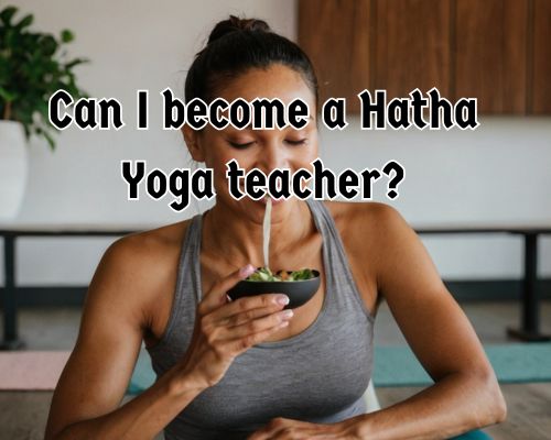 a hatha yoga teacher